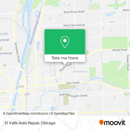 El Valle Auto Repair map