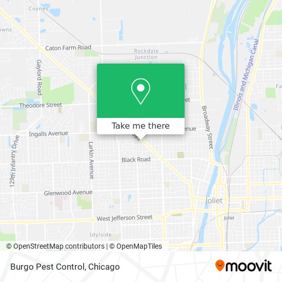 Burgo Pest Control map