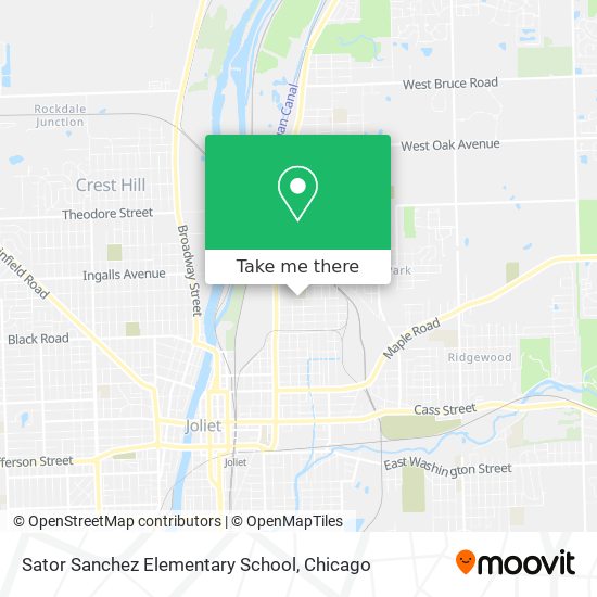 Sator Sanchez Elementary School map