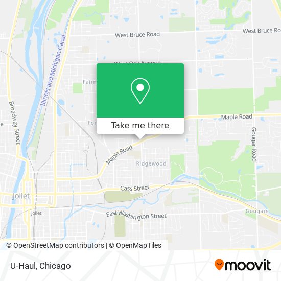 U-Haul map