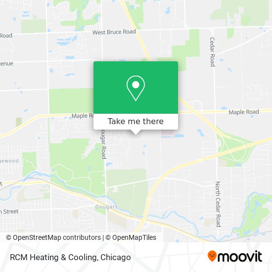 RCM Heating & Cooling map