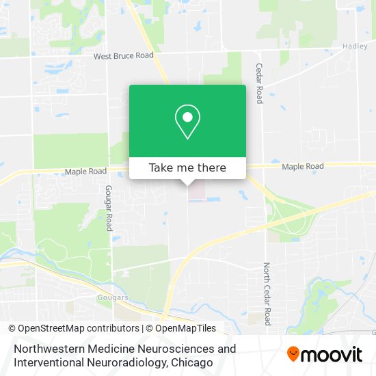 Mapa de Northwestern Medicine Neurosciences and Interventional Neuroradiology