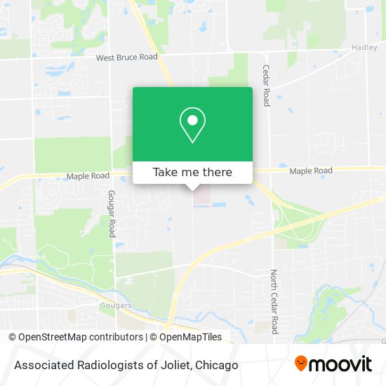 Associated Radiologists of Joliet map