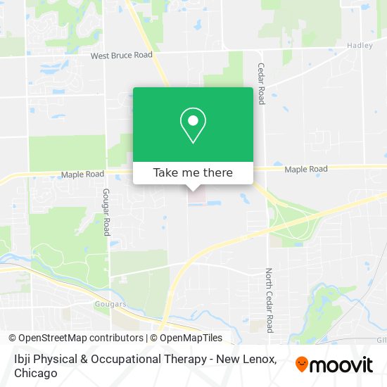 Ibji Physical & Occupational Therapy - New Lenox map