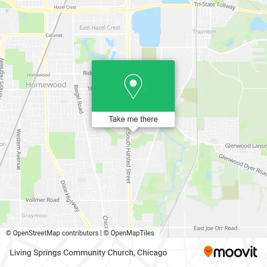 Living Springs Community Church map