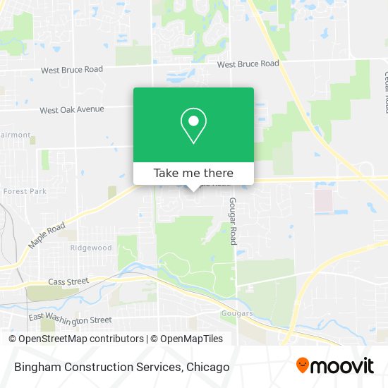 Bingham Construction Services map