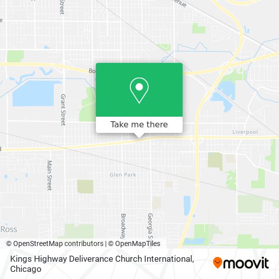Mapa de Kings Highway Deliverance Church International