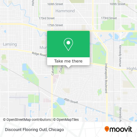 Discount Flooring Outl map