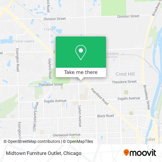 Midtown Furniture Outlet map