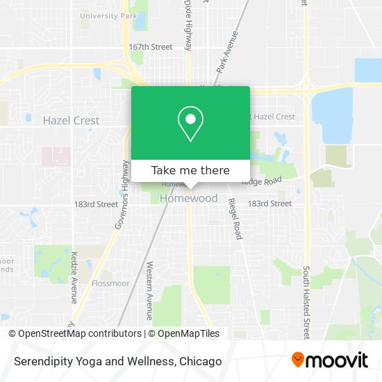 Serendipity Yoga and Wellness map