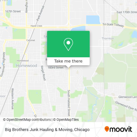 Big Brothers Junk Hauling & Moving map