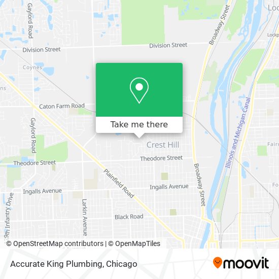 Accurate King Plumbing map