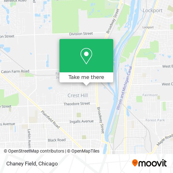 Chaney Field map