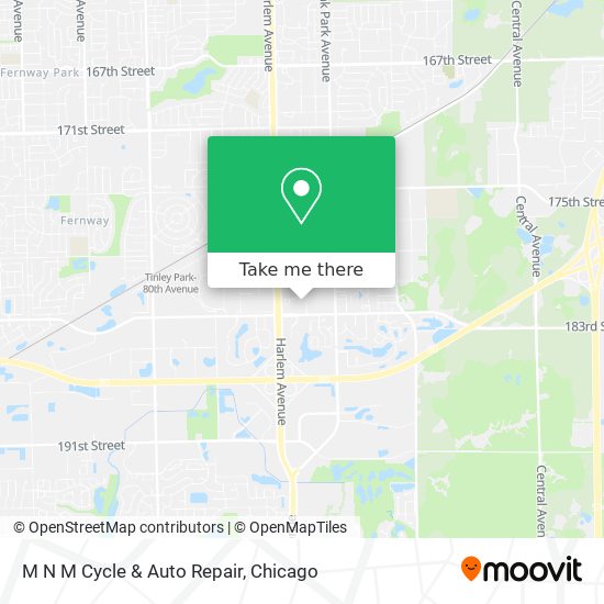 M N M Cycle & Auto Repair map