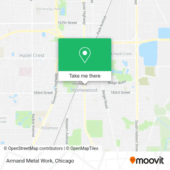 Armand Metal Work map