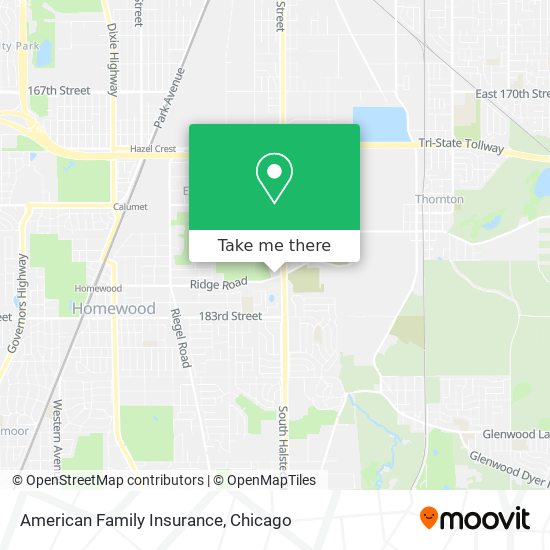 Mapa de American Family Insurance