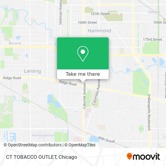 CT TOBACCO OUTLET map