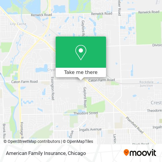 American Family Insurance map