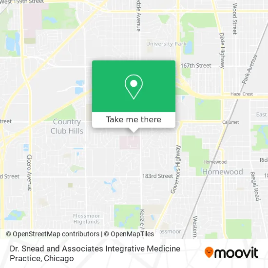 Dr. Snead and Associates Integrative Medicine Practice map