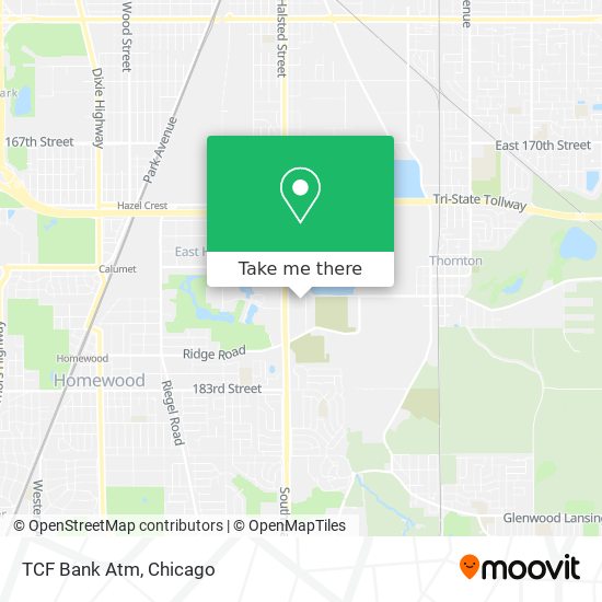 TCF Bank Atm map