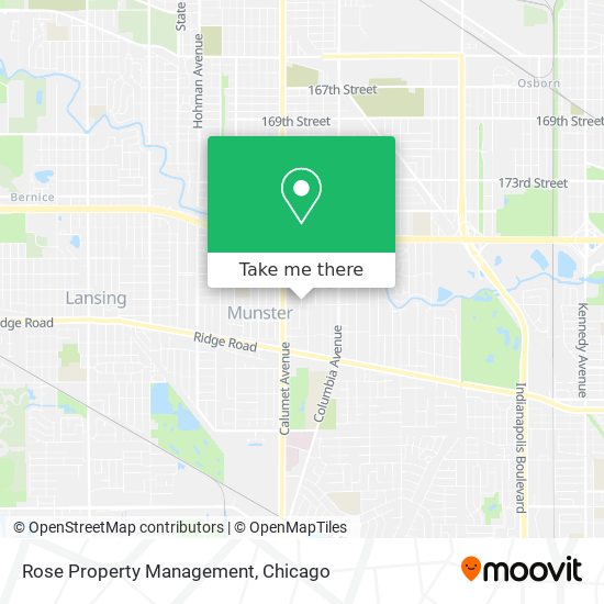 Rose Property Management map