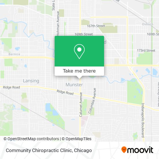 Community Chiropractic Clinic map