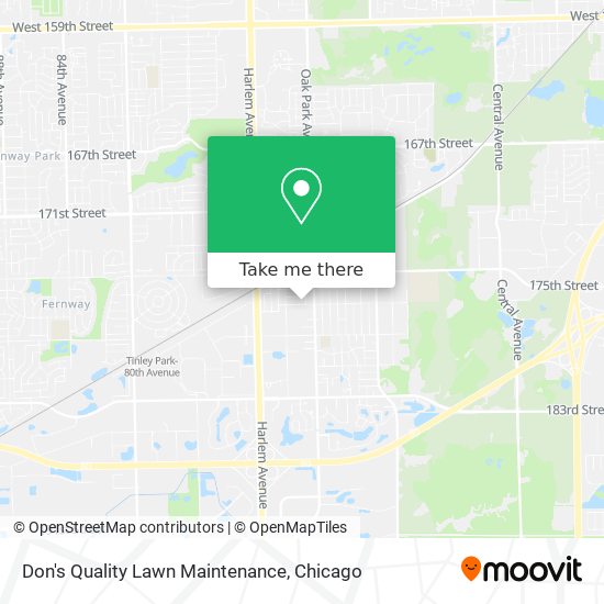 Mapa de Don's Quality Lawn Maintenance