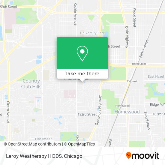 Leroy Weathersby II DDS map