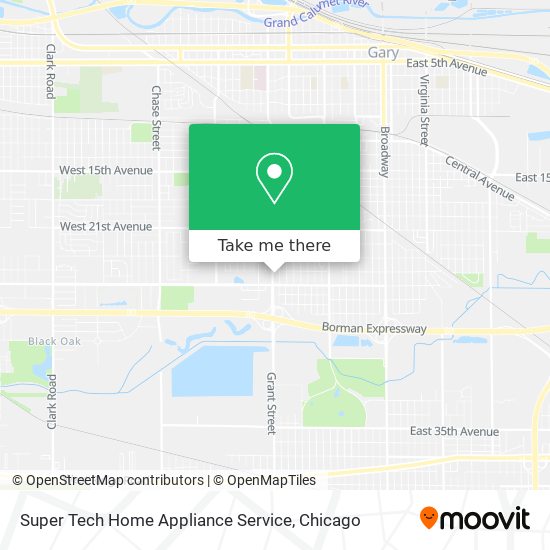 Mapa de Super Tech Home Appliance Service