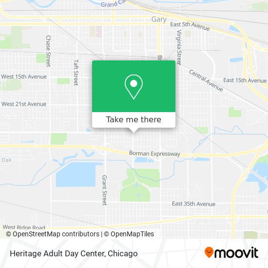 Heritage Adult Day Center map