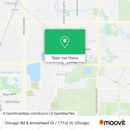 Chicago Rd & Arrowhead Dr / 171st St map