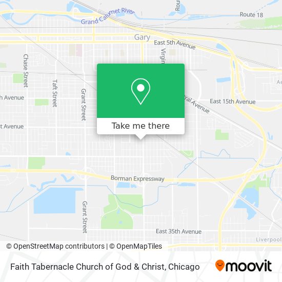 Mapa de Faith Tabernacle Church of God & Christ