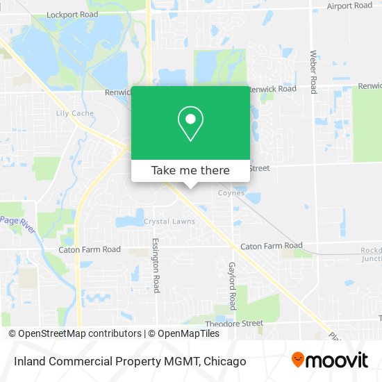 Mapa de Inland Commercial Property MGMT