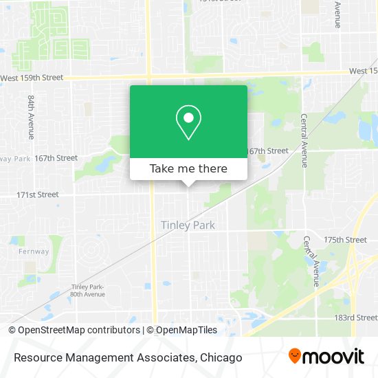 Resource Management Associates map