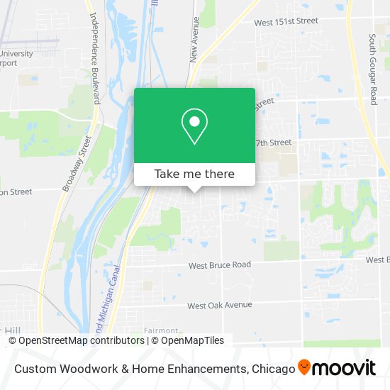 Custom Woodwork & Home Enhancements map