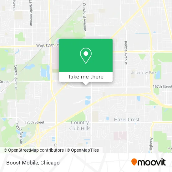 Boost Mobile map