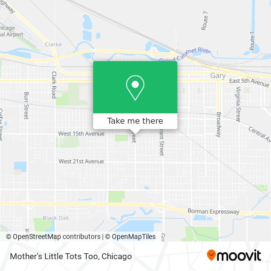 Mother's Little Tots Too map