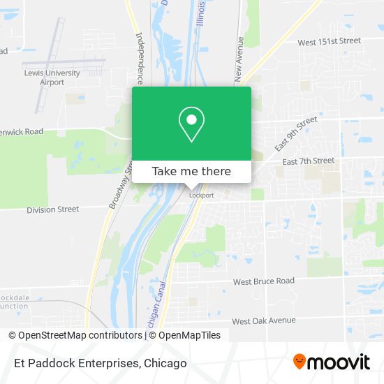 Et Paddock Enterprises map