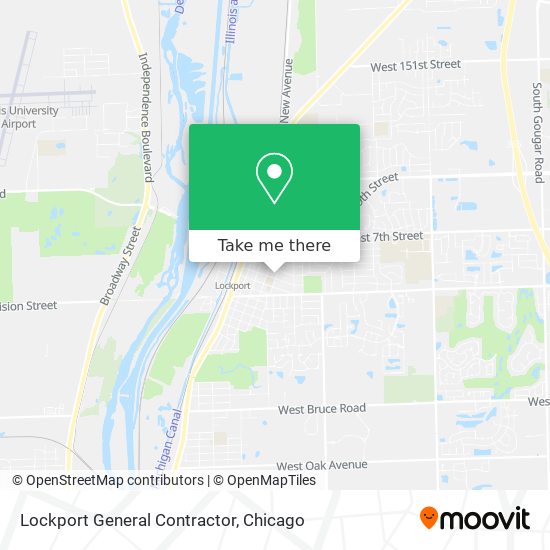 Mapa de Lockport General Contractor