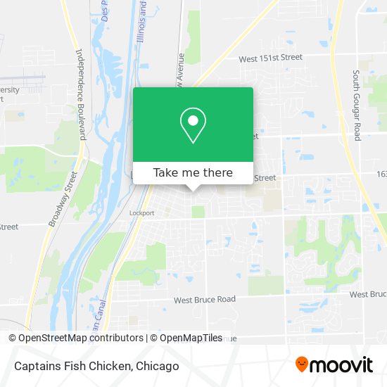 Captains Fish Chicken map