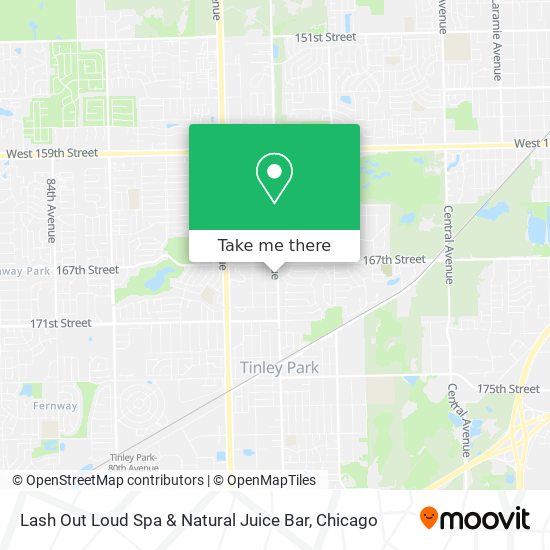 Lash Out Loud Spa & Natural Juice Bar map