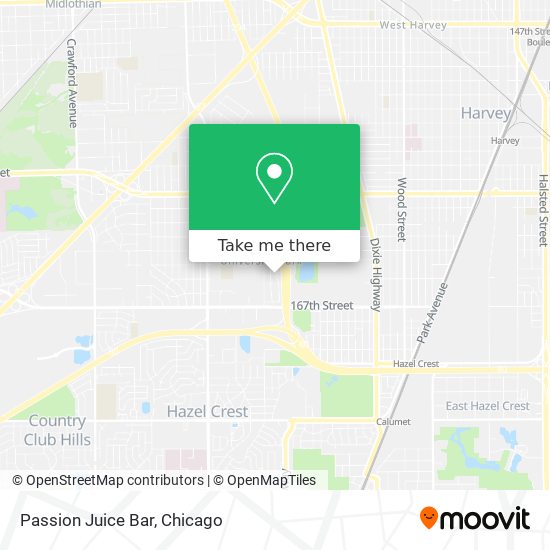 Passion Juice Bar map