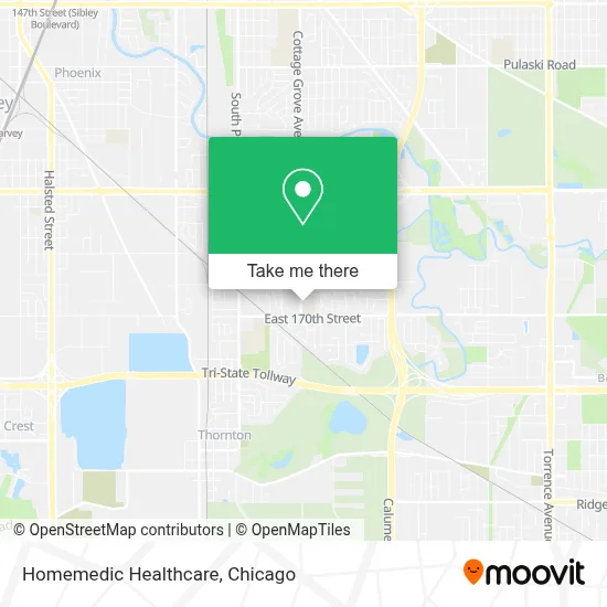 Homemedic Healthcare map