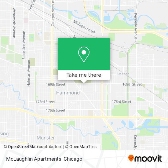 Mapa de McLaughlin Apartments