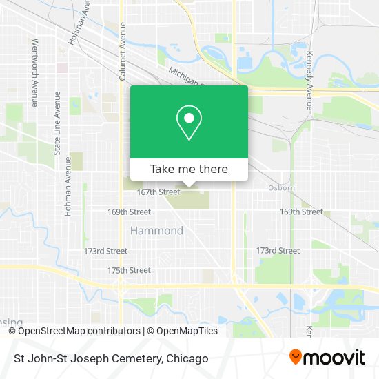 Mapa de St John-St Joseph Cemetery