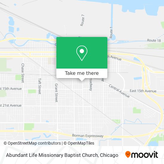 Abundant Life Missionary Baptist Church map