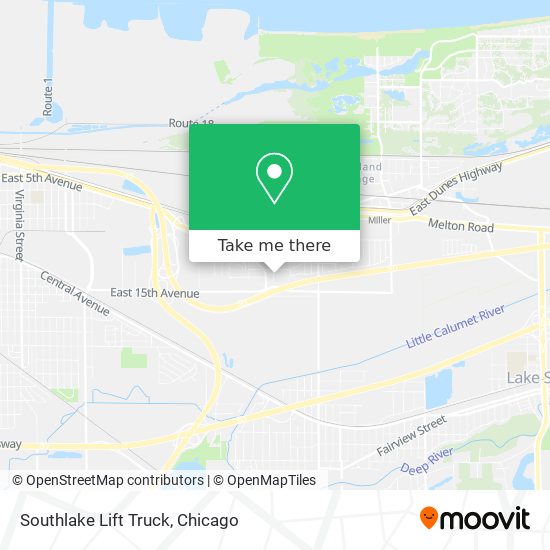 Southlake Lift Truck map