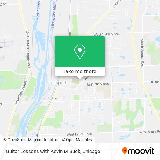 Guitar Lessons with Kevin M Buck map