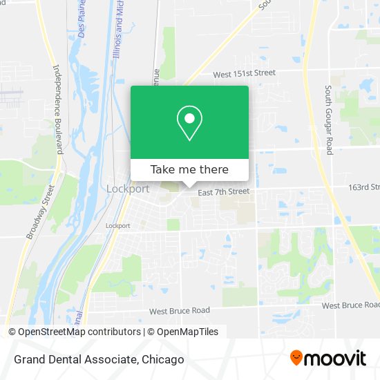 Grand Dental Associate map