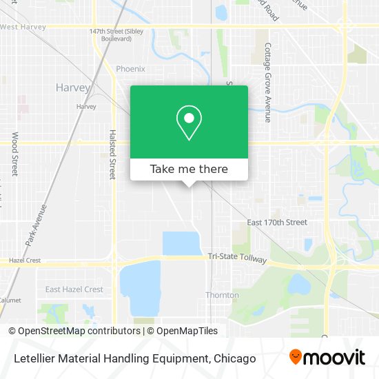 Letellier Material Handling Equipment map